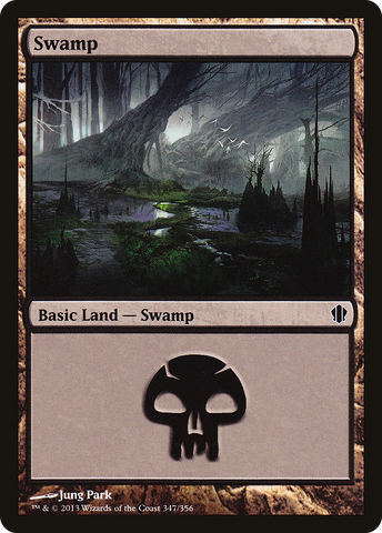 {B}[C13 347] Swamp (347) [Commander 2013]