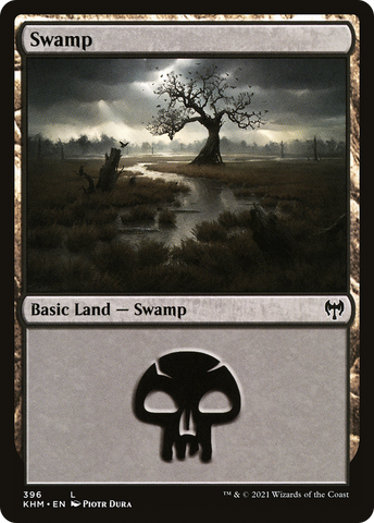 {B}[KHM 396] Swamp (396) [Kaldheim]