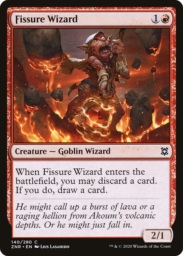 {C} Fissure Wizard [Zendikar Rising][ZNR 140]