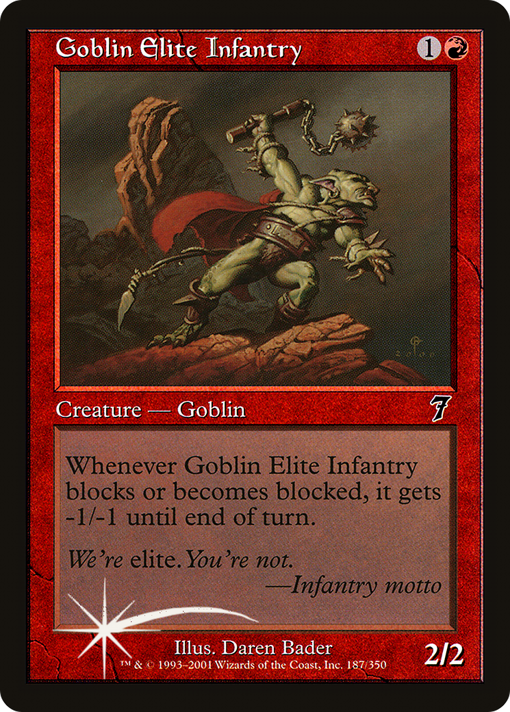 {C} Goblin Elite Infantry [Seventh Edition][7ED 187]