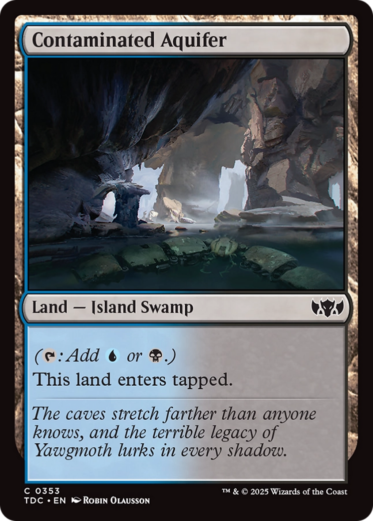 {C} Contaminated Aquifer [Tarkir: Dragonstorm Commander][TDC 353]