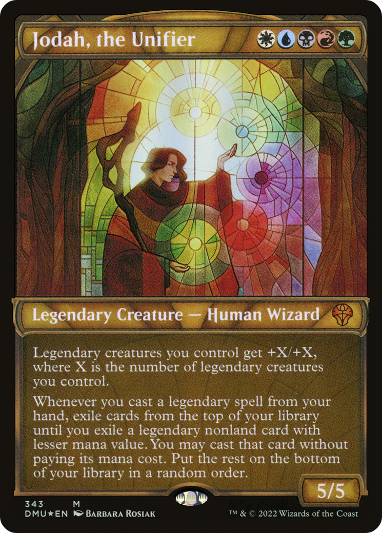 {R} Jodah, the Unifier (Showcase Textured) [Dominaria United][DMU 343]