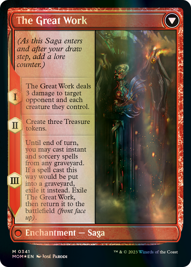{R} Urabrask // The Great Work (Serialized) [March of the Machine][MOM 341]