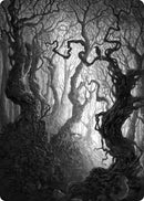{A} Forest 2 Art Card [Innistrad: Midnight Hunt Art Series][AMID 080]