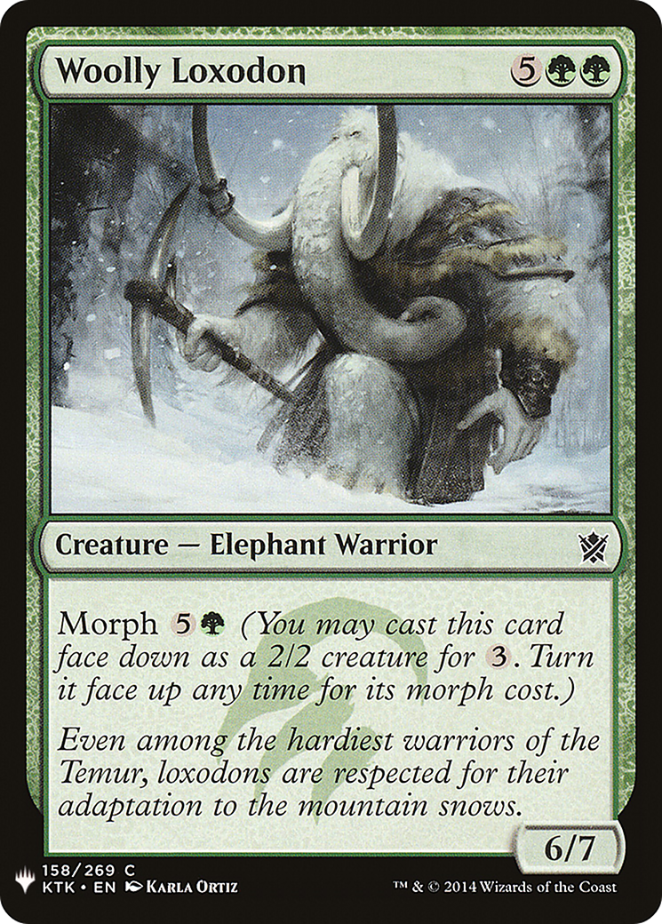 {C} Woolly Loxodon [Mystery Booster][LS KTK 158]