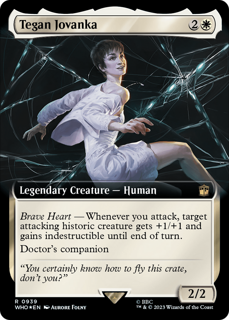 {R} Tegan Jovanka (Extended Art) (Surge Foil) [Doctor Who][WHO 939]