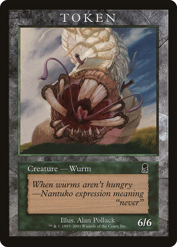 {T} Wurm Token [Magic Player Rewards 2002][TPR2 006] - Misty Mountain Games