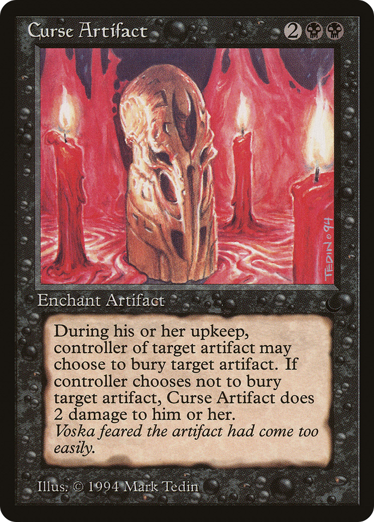 {C} Curse Artifact [The Dark][DRK 043]