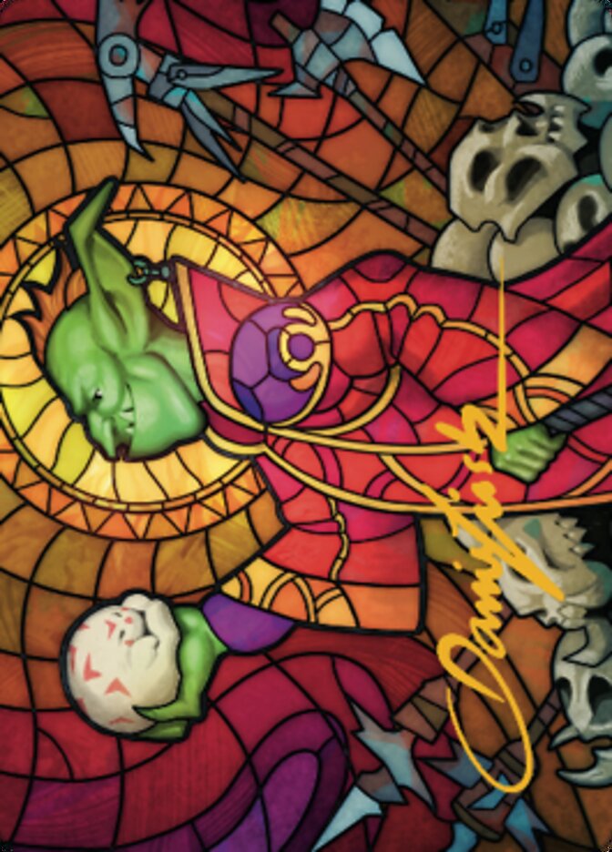 {A} Squee, Dubious Monarch Art Card (Gold-Stamped Signature) [Dominaria United Art Series][GS ADMU 067]