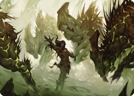 {A} Ezuri's Predation Art Card [Commander Masters Art Series][ACMM 023]