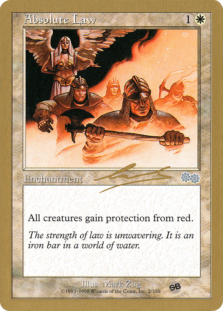 {C} Absolute Law (Nicolas Labarre) (SB) [World Championship Decks 2000][GB WC00 NL2SBA]