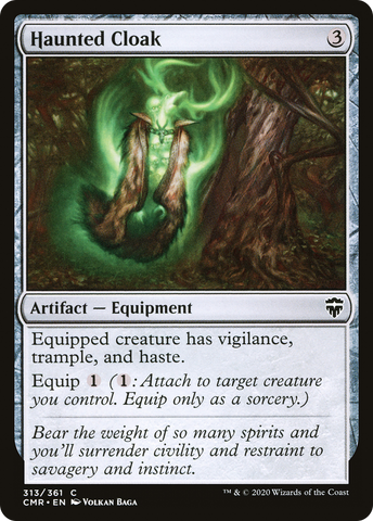 {C} Haunted Cloak (313) [Commander Legends][CMR 313]