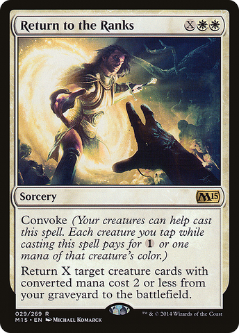 {R} Return to the Ranks [Magic 2015][M15 029]