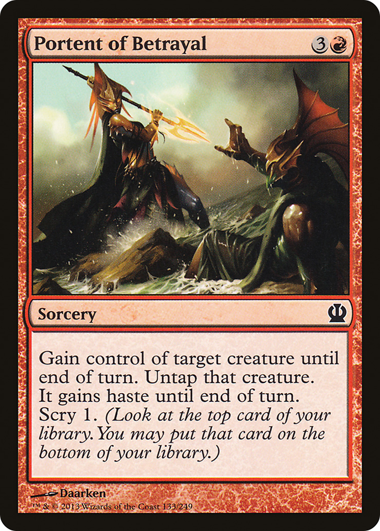 {C} Portent of Betrayal [Theros][THS 133]
