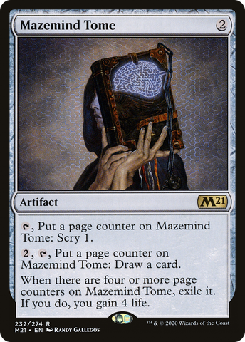 {R} Mazemind Tome [Core Set 2021][M21 232]