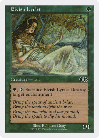 {C} Elvish Lyrist [Battle Royale][BRB 023]