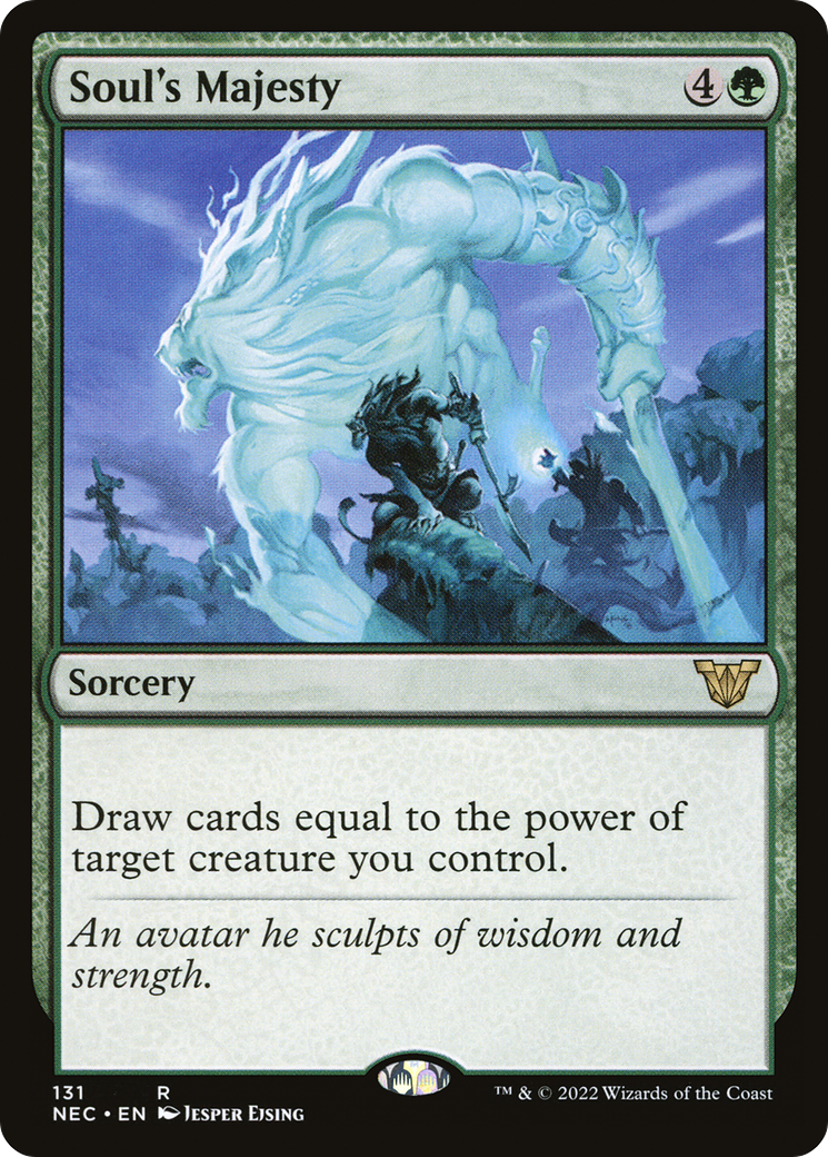 {R} Soul's Majesty [Kamigawa: Neon Dynasty Commander][NEC 131]