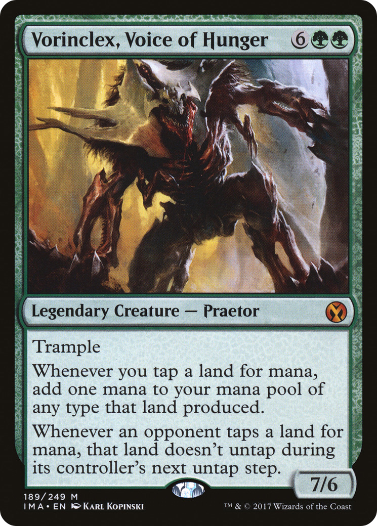 {R} Vorinclex, Voice of Hunger [Iconic Masters][IMA 189] - Misty Mountain Games