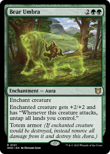 {R} Bear Umbra [Wilds of Eldraine Commander][WOC 121]