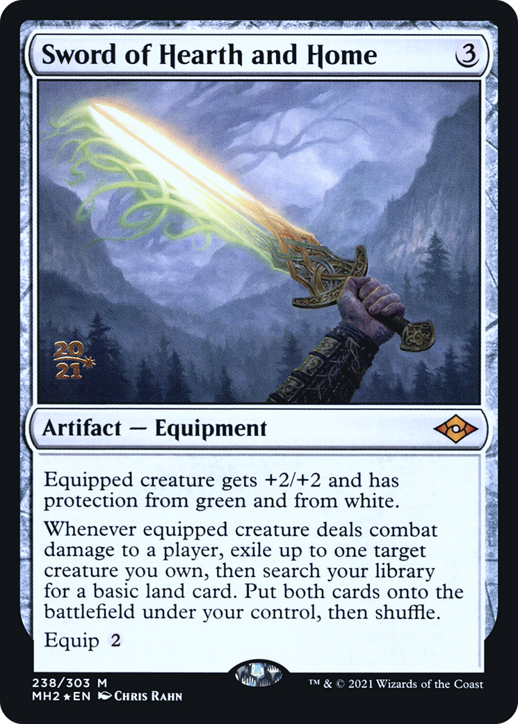 {R} Sword of Hearth and Home [Modern Horizons 2 Prerelease Promos][PR MH2 238]