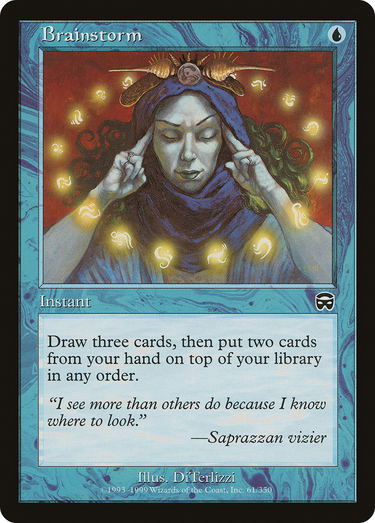 {C} Brainstorm [Mercadian Masques][MMQ 061]