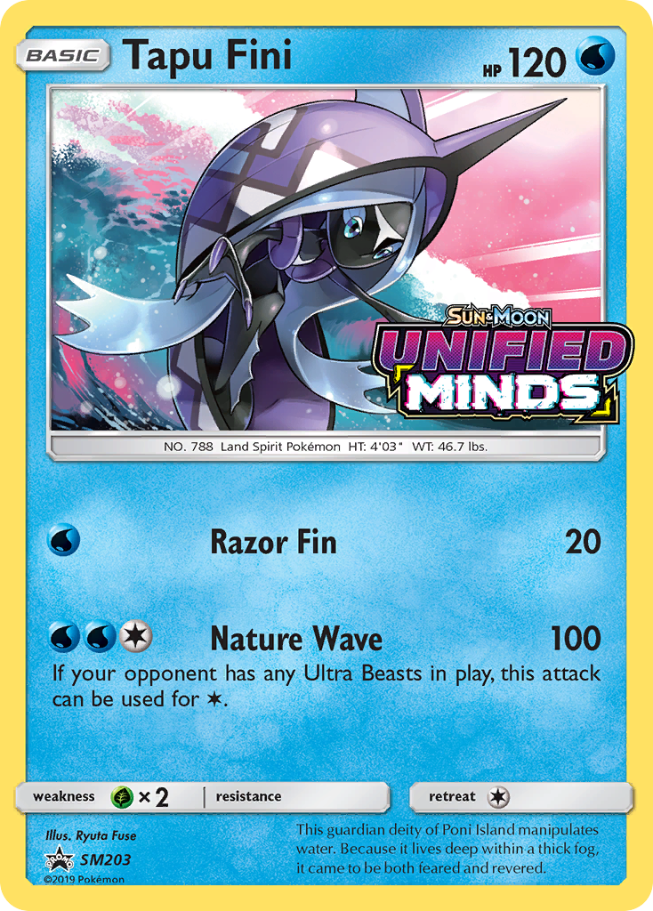 [PKM] Tapu Fini (SM203) [Sun & Moon: Black Star Promos]