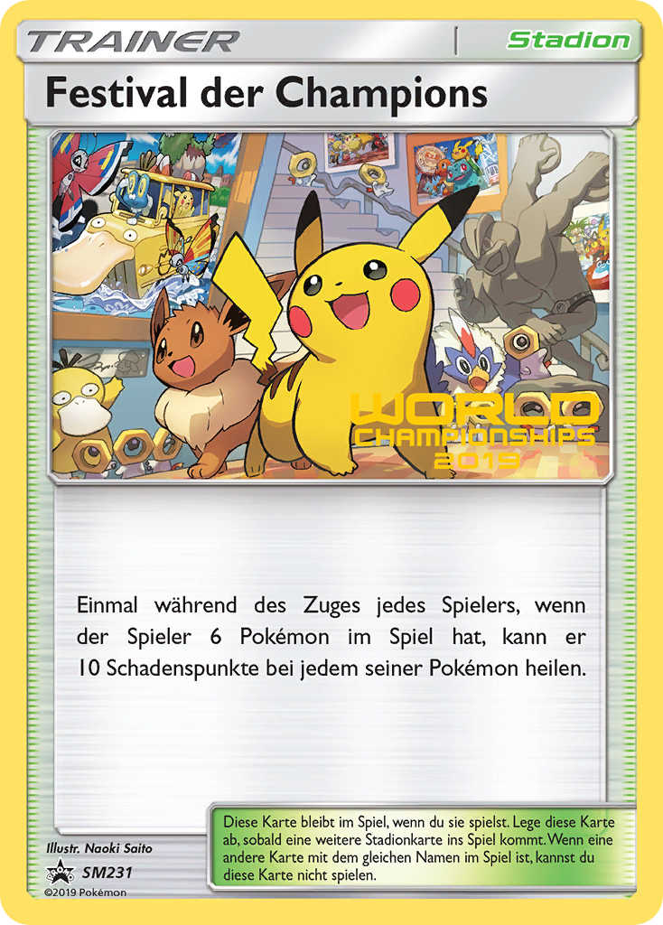 [TR] Champions Festival (SM231) (2019) [Sun & Moon: Black Star Promos]