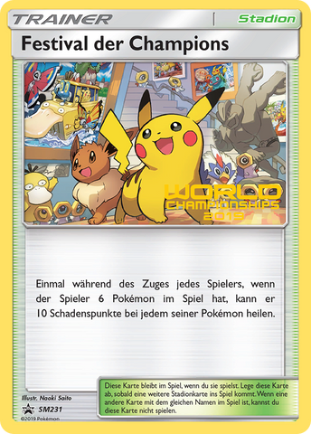 [TR] Champions Festival (SM231) (2019) [Sun & Moon: Black Star Promos]