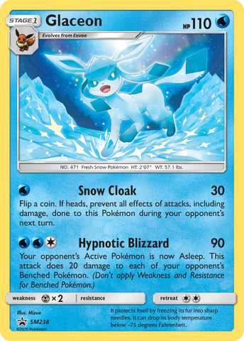 [PKM-R] Glaceon (SM238) [Sun & Moon: Black Star Promos]
