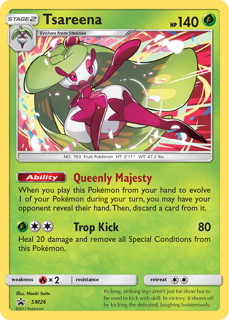 [PKM-R] Tsareena (SM26) [Sun & Moon: Black Star Promos] - Misty Mountain Games