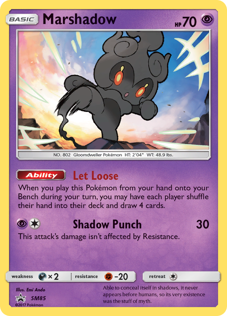 [PKM] Marshadow (SM85) [Sun & Moon: Black Star Promos]