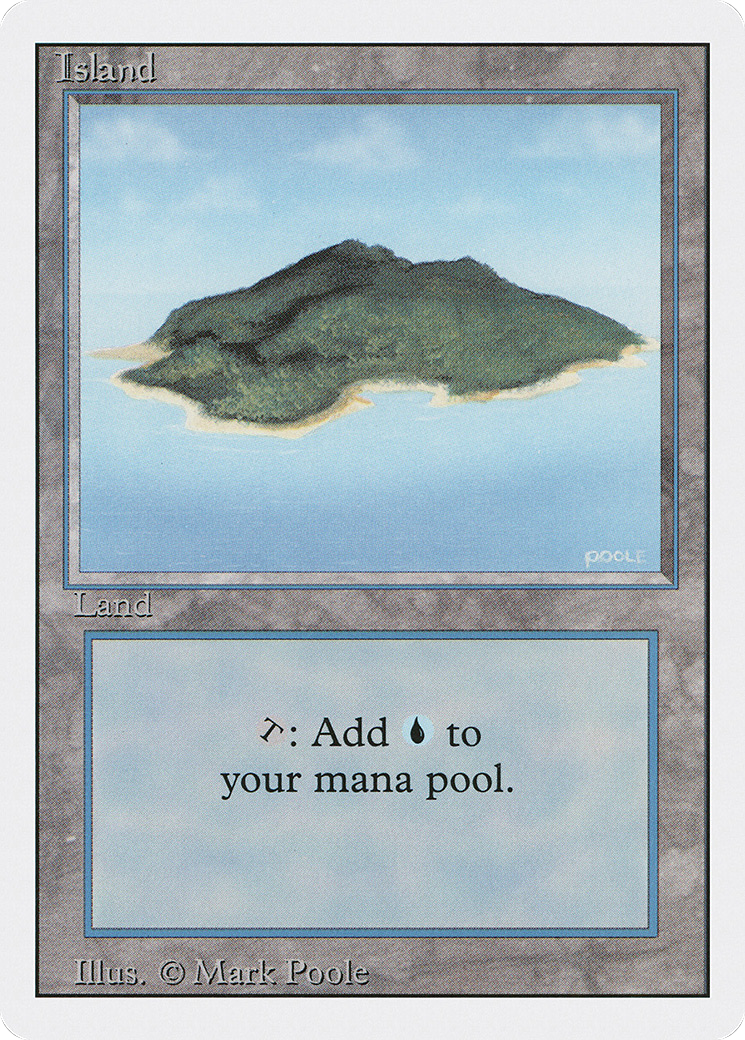 {B}[3ED 296] Island (296) [Revised Edition]