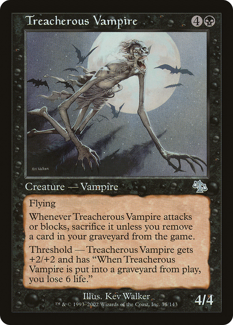 {C} Treacherous Vampire [Judgment][JUD 075]
