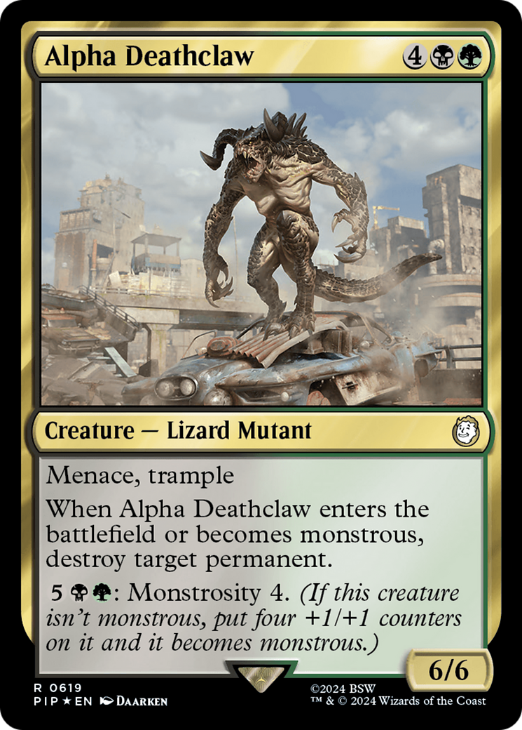 {R} Alpha Deathclaw (Surge Foil) [Fallout][PIP 619]