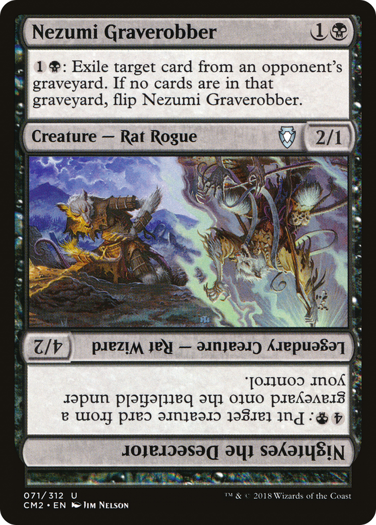 {C} Nezumi Graverobber // Nighteyes the Desecrator [Commander Anthology Volume II][CM2 071]
