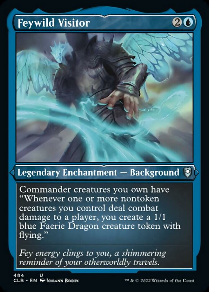 {C} Feywild Visitor (Foil Etched) [Commander Legends: Battle for Baldur's Gate][CLB 484]