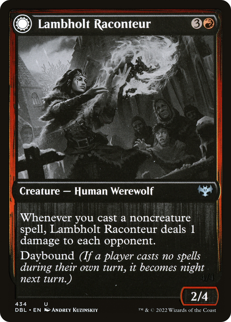 {C} Lambholt Raconteur // Lambholt Ravager [Innistrad: Double Feature][DBL 434]