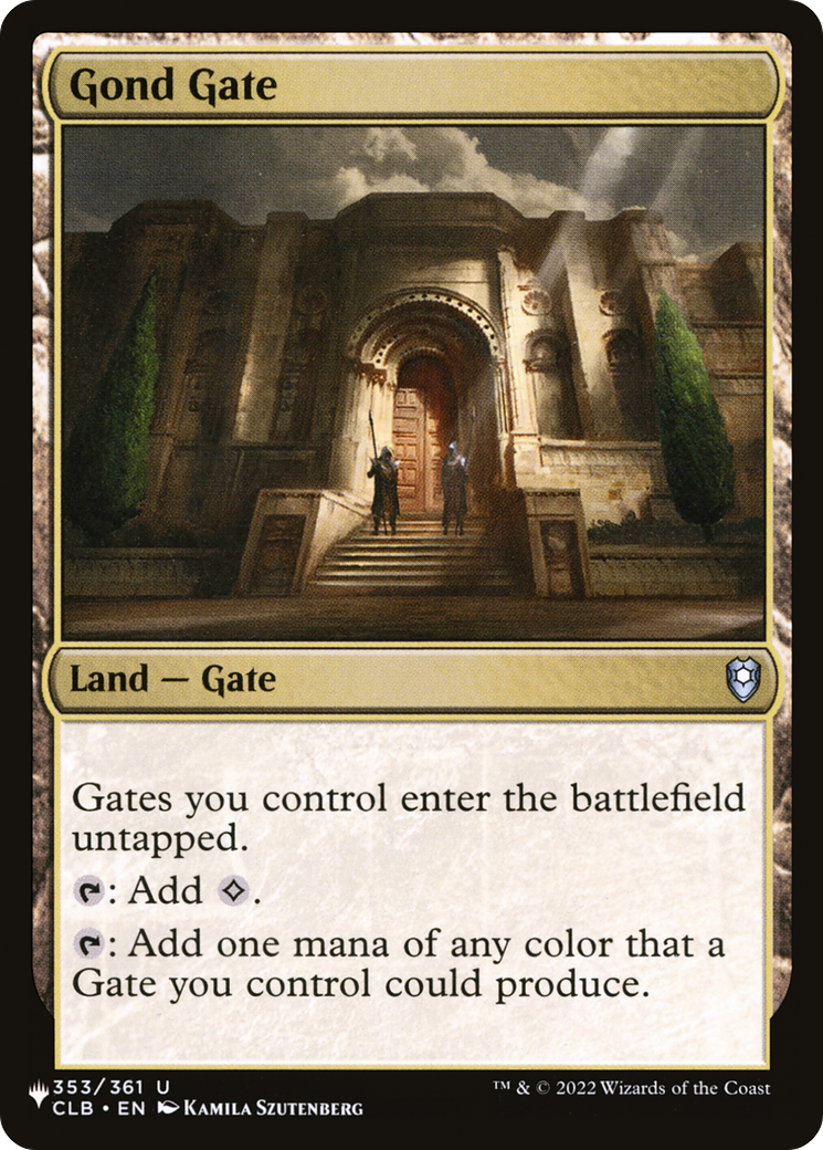 Gond Gate [LIST 353/361]