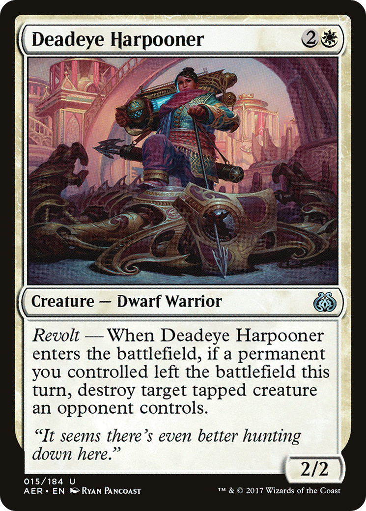 {C} Deadeye Harpooner [Aether Revolt][AER 015]
