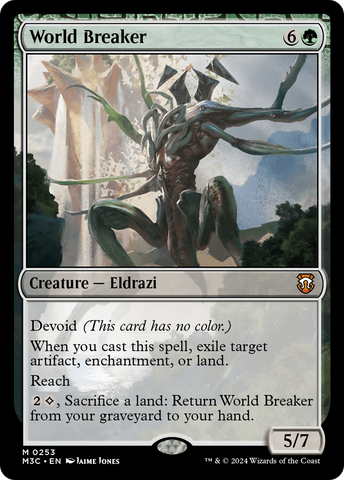 {R} World Breaker (Ripple Foil) [Modern Horizons 3 Commander][RPF M3C 253]