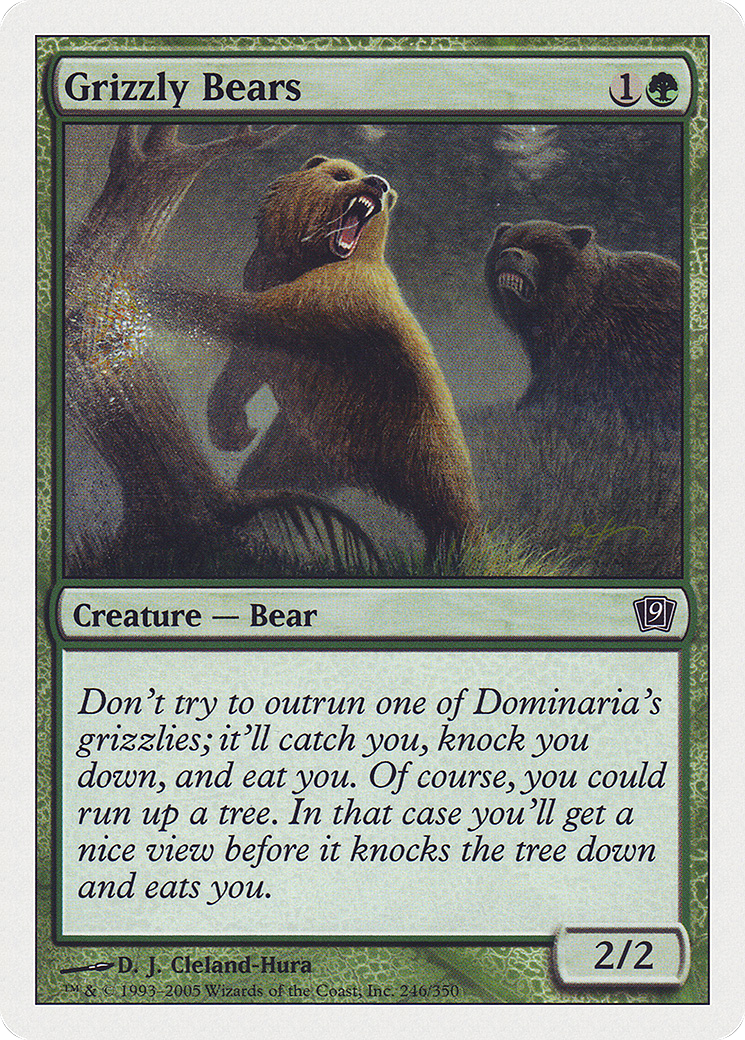 {C} Grizzly Bears [Ninth Edition][9ED 246]