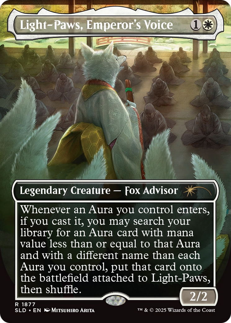 Light-Paws, Emperor's Voice [SLD-1877]  (Borderless) Foil