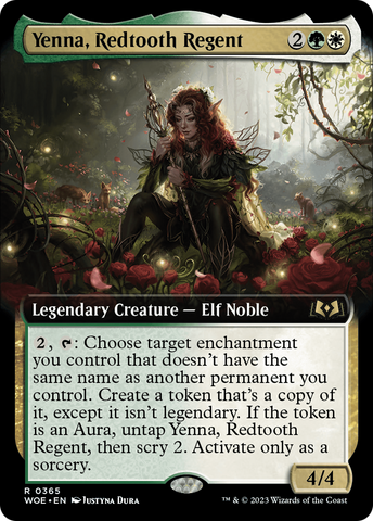 {@R} Yenna, Redtooth Regent (Extended Art) [Wilds of Eldraine][WOE 365]