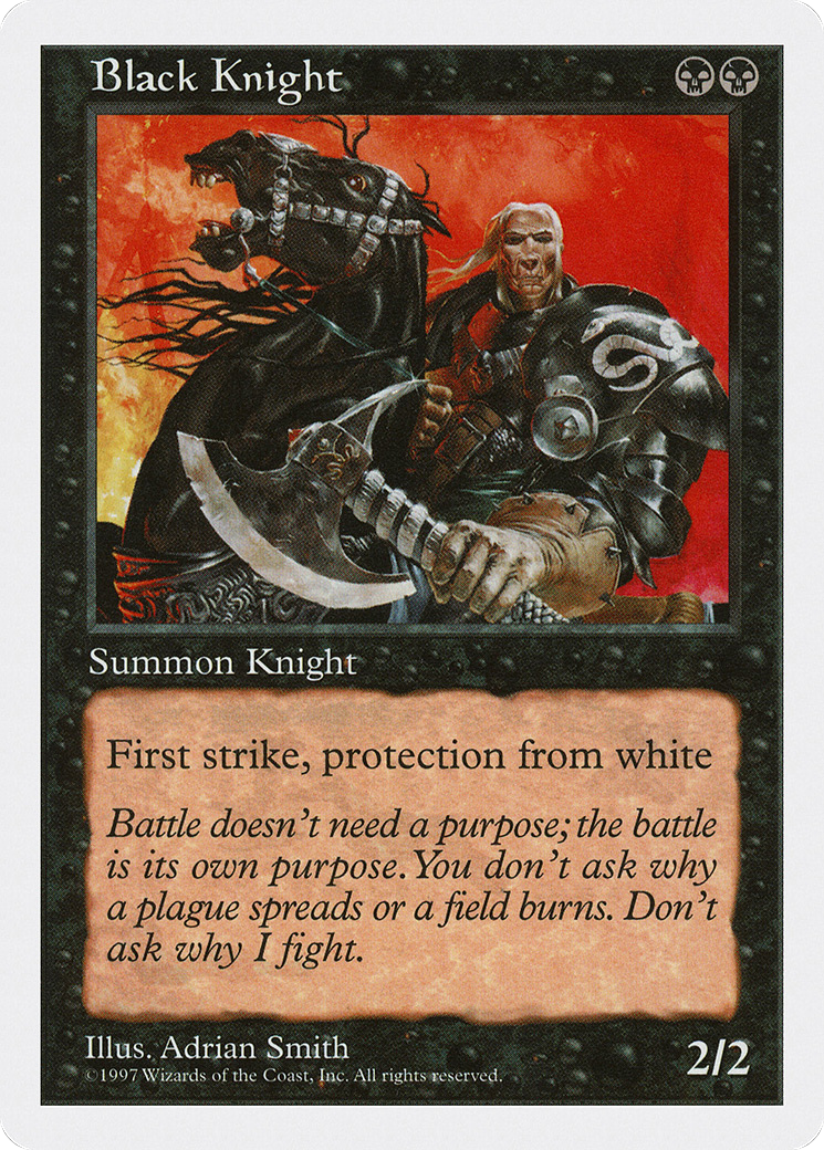 {C} Black Knight [Fifth Edition][5ED 143]