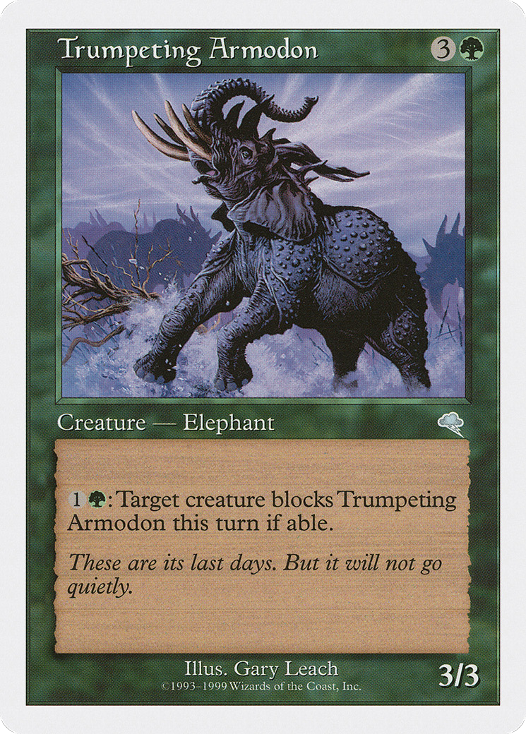 {C} Trumpeting Armodon [Battle Royale][BRB 090]