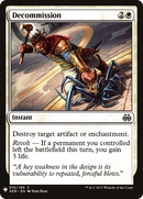 {C} Decommission [Mystery Booster][LS AER 016]