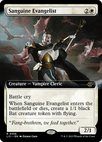 {@R} Sanguine Evangelist (Extended Art) [The Lost Caverns of Ixalan][LCI 356]