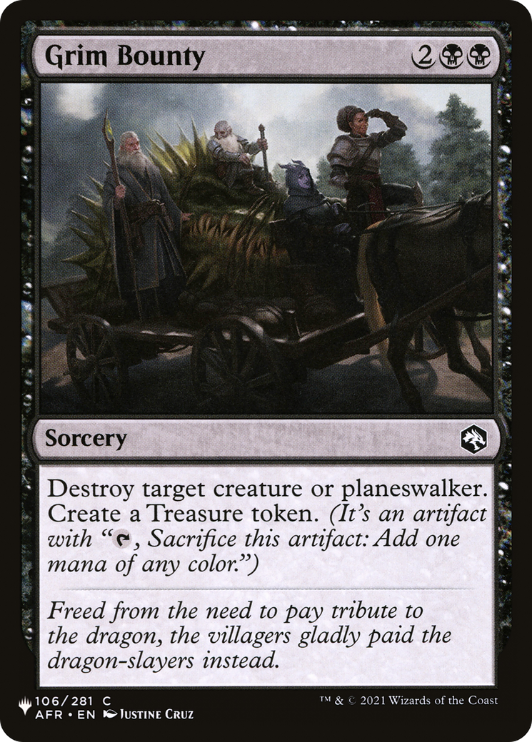 Grim Bounty [LIST 106/281]