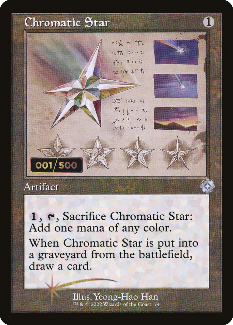 {C} Chromatic Star (Schematic) (Serial Numbered) [The Brothers' War Retro Artifacts][BRR 074]
