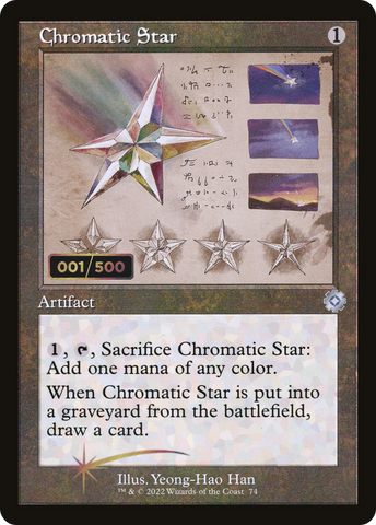{C} Chromatic Star (Schematic) (Serial Numbered) [The Brothers' War Retro Artifacts][BRR 074]